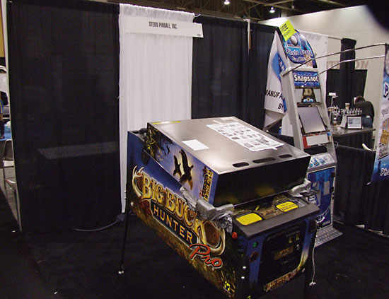 The Stern Pinball stand
