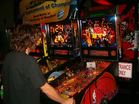 Dave Hegge playing NBA in the tournament
