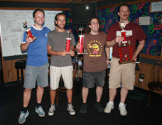 The top four at the Blainbrook tournament