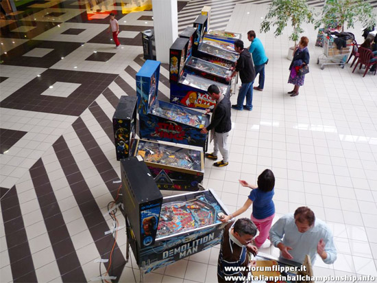 Some of the machines on free play