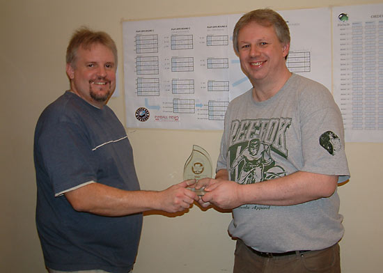 Third place - Mike Parkins