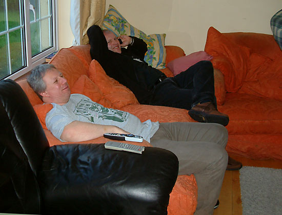 When it all gets too much, there always the sofa