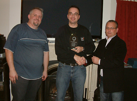 Second placed Peter Scheldt
