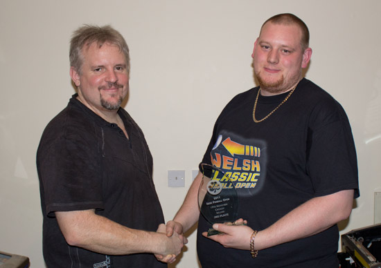 Second placed, Matt Vince