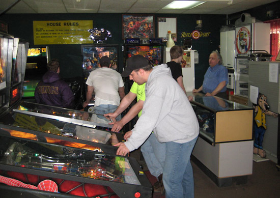 A few of the early attendees