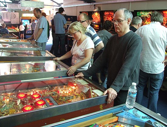 Players get practice in before the tournament