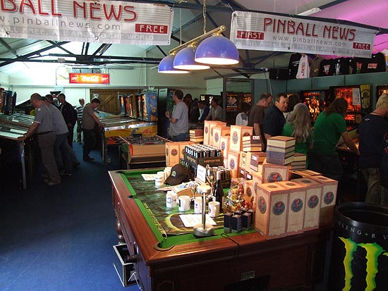 Pins Anon on the morning of the UK Pinball Cup