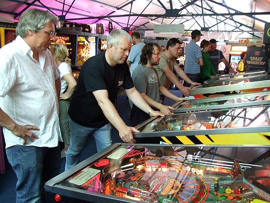 Players enjoying the games