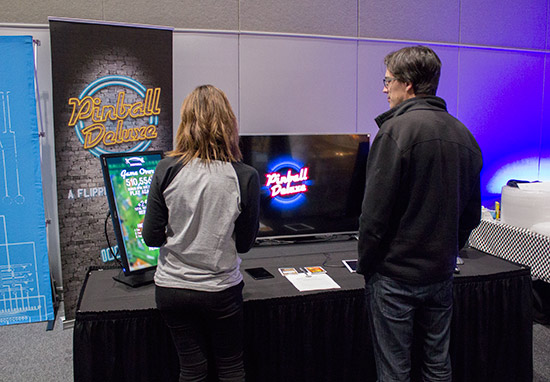 The free Pinball Deluxe game was available to play