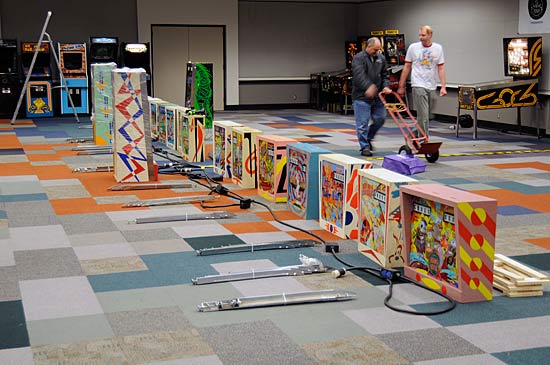 EM games waiting to be set up
