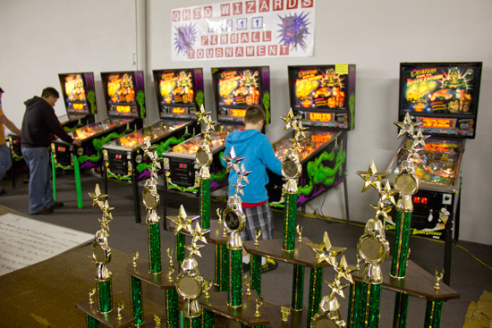 The tournaments area