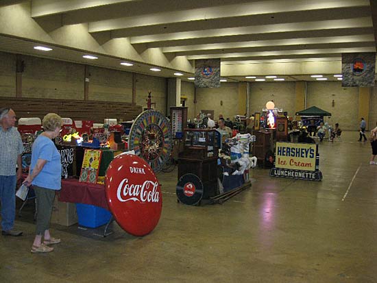 The show floor