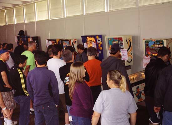 Tournament players square off during qualifier games