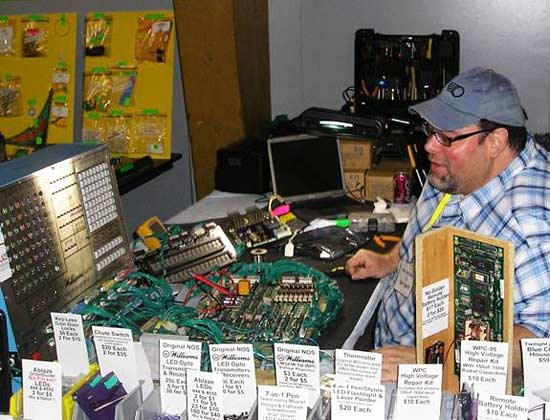 Rob Anthony had the full suite of tools for on-site board repair