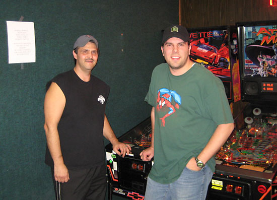 Dave pictured left; and John on the right