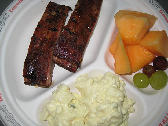 Rib dinner