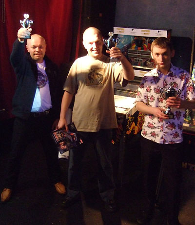 The top three: Jaroslaw, Armand and Aleksander