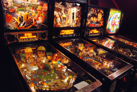Pinballs in BillArt in their regular order (photo Marcin Podgorski) 
