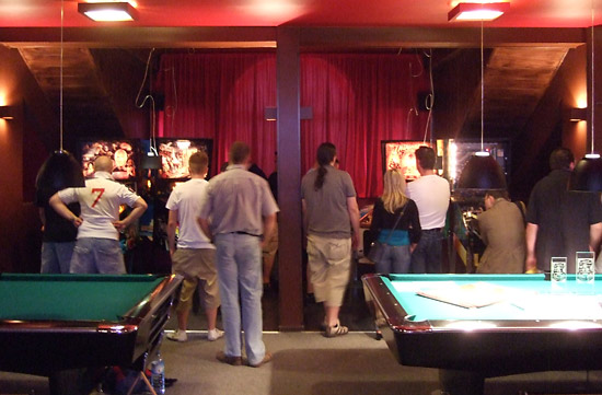 The order of the Tournament machines shortly before the start