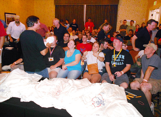 Jack gives away JJP T-shirts