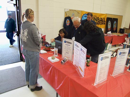 Registration desk
