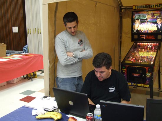 The tournament desk