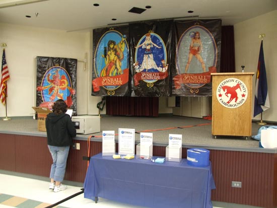 The stage