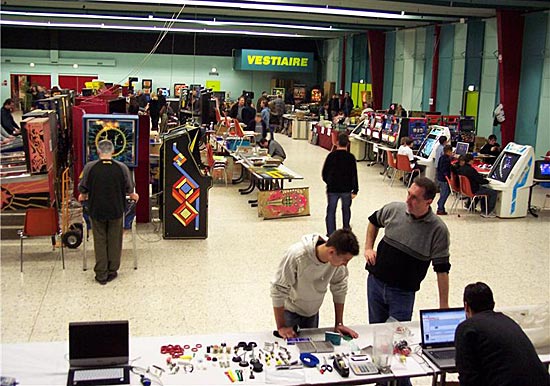 The show floor