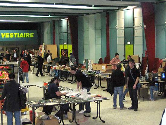 The right side of the hall