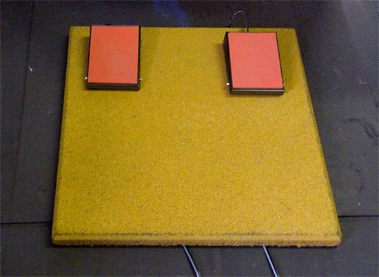 The foot pedal controllers for Flipper Footsie