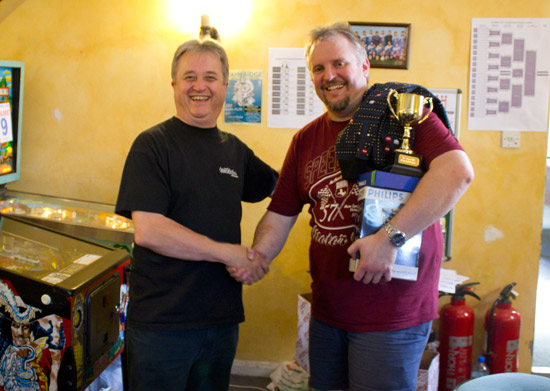 UK Pinball Cup winner 2011, Andrew Heighway