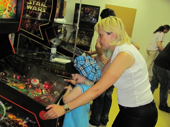 Get &rsquo;em started young, and what better way than with a Pinball 2000?