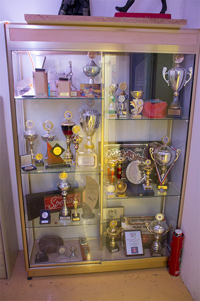 The trophy case