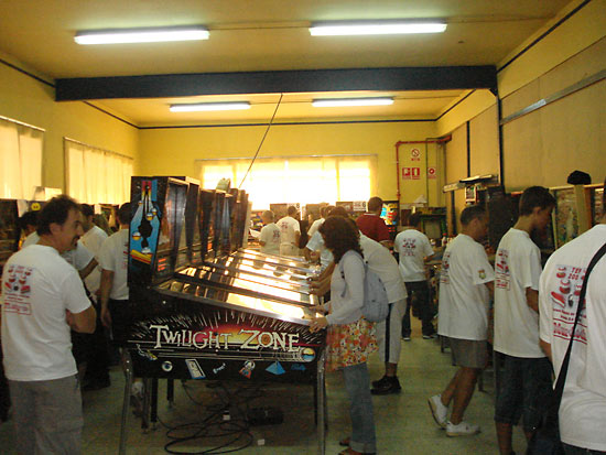 A side view of tournament's venue