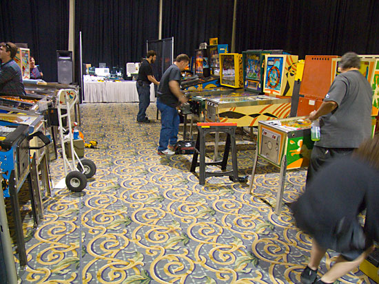 Set-up continues