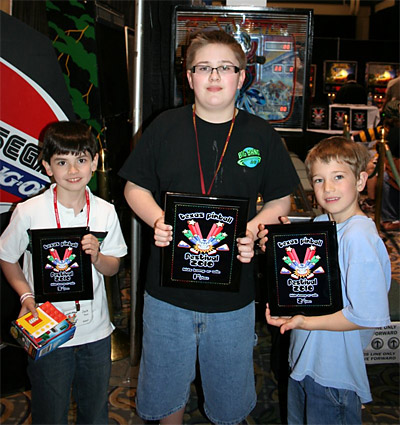 Escher Lefkoff (2nd), Joshua Henderson (1st) and Jack Pace (3rd)