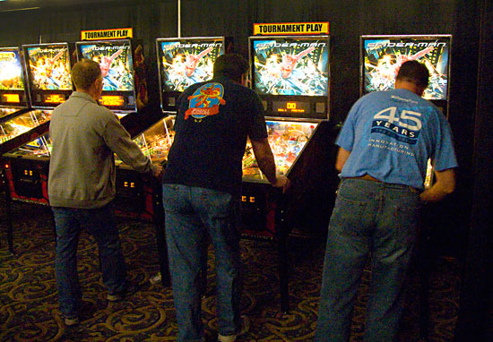 The five Spider-Man machines