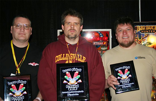 Texas State Pinball Championship - B Division winners: