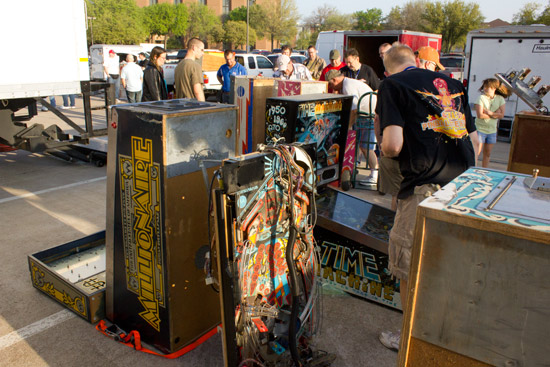 More machines are unloaded
