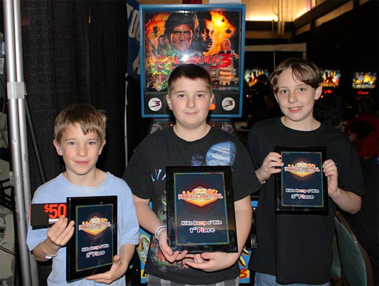 Escher Lefkoff (2nd), Andrew Rosa II (1st) and Timothy Street (3rd)