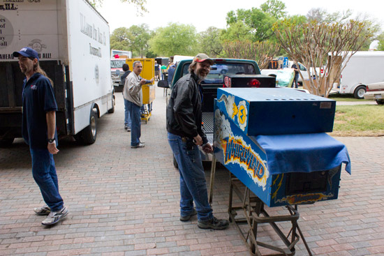 ...then out to the truck until next year