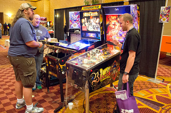 The Houston Arcade Expo team were here to promote their show later in the year