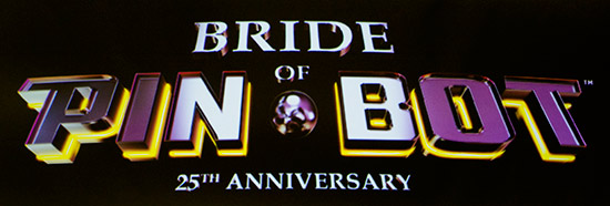 The Bride of Pinbot 25th Anniversary logo