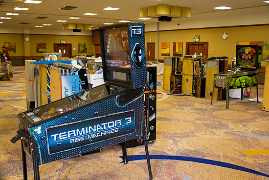 The first two machines are set up