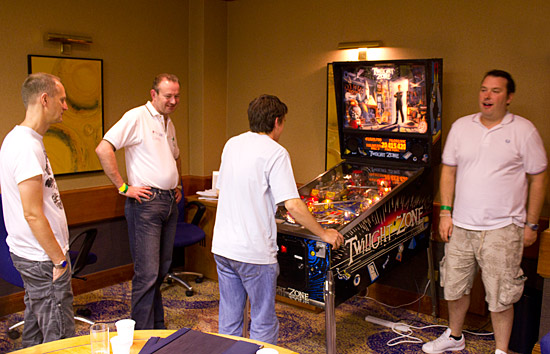 The fifth UK Pinball League Final machine - Twilight Zone