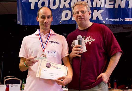 Third placed Yann Baratte