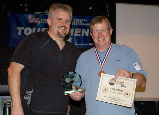 Fourth place, Mike Kindler
