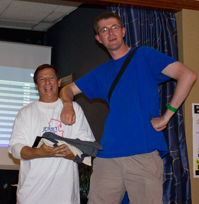 Despite all his achievements, Jack still has someone he can look up to - another prize winner!