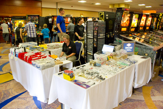 The Pinball Mania stand