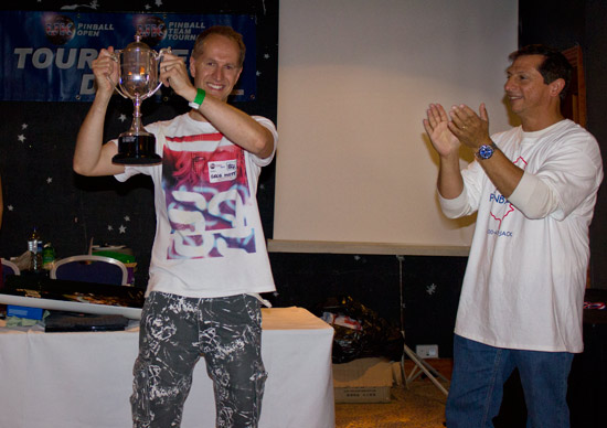 Winner, UK Pinball League Final - Greg Mott